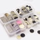 thumbnail image 2 of Soidarity Caja de herramientas para lima de pies y pedicura con tres compartimentos para un fácil almacenamiento 1. La caja de tres Juegos de manicura 25mm, 2 of 6