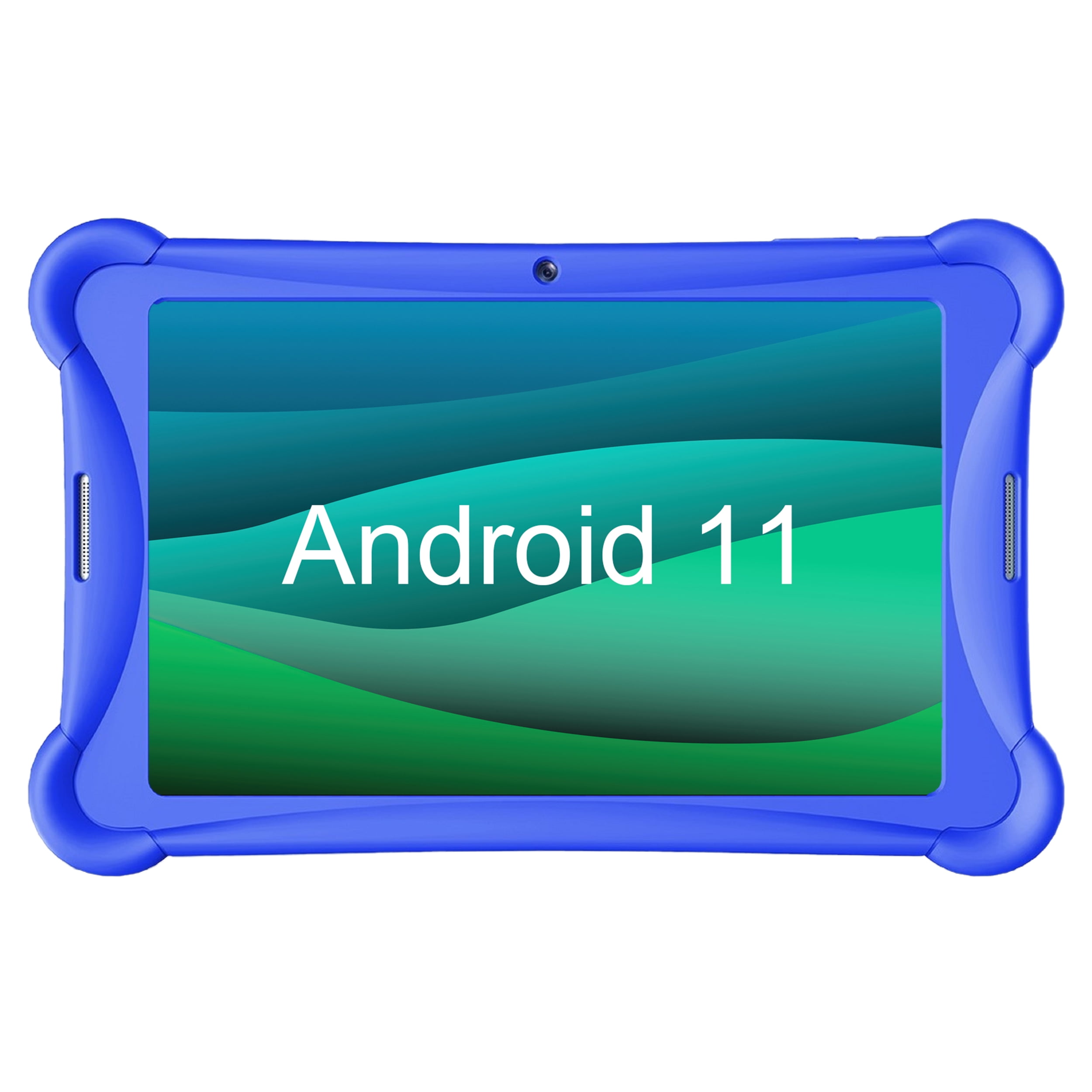 Bundle Visual Land Prestige 10” 32GB Tablet, Noise Cancellation Earbuds, Bumper, Blue