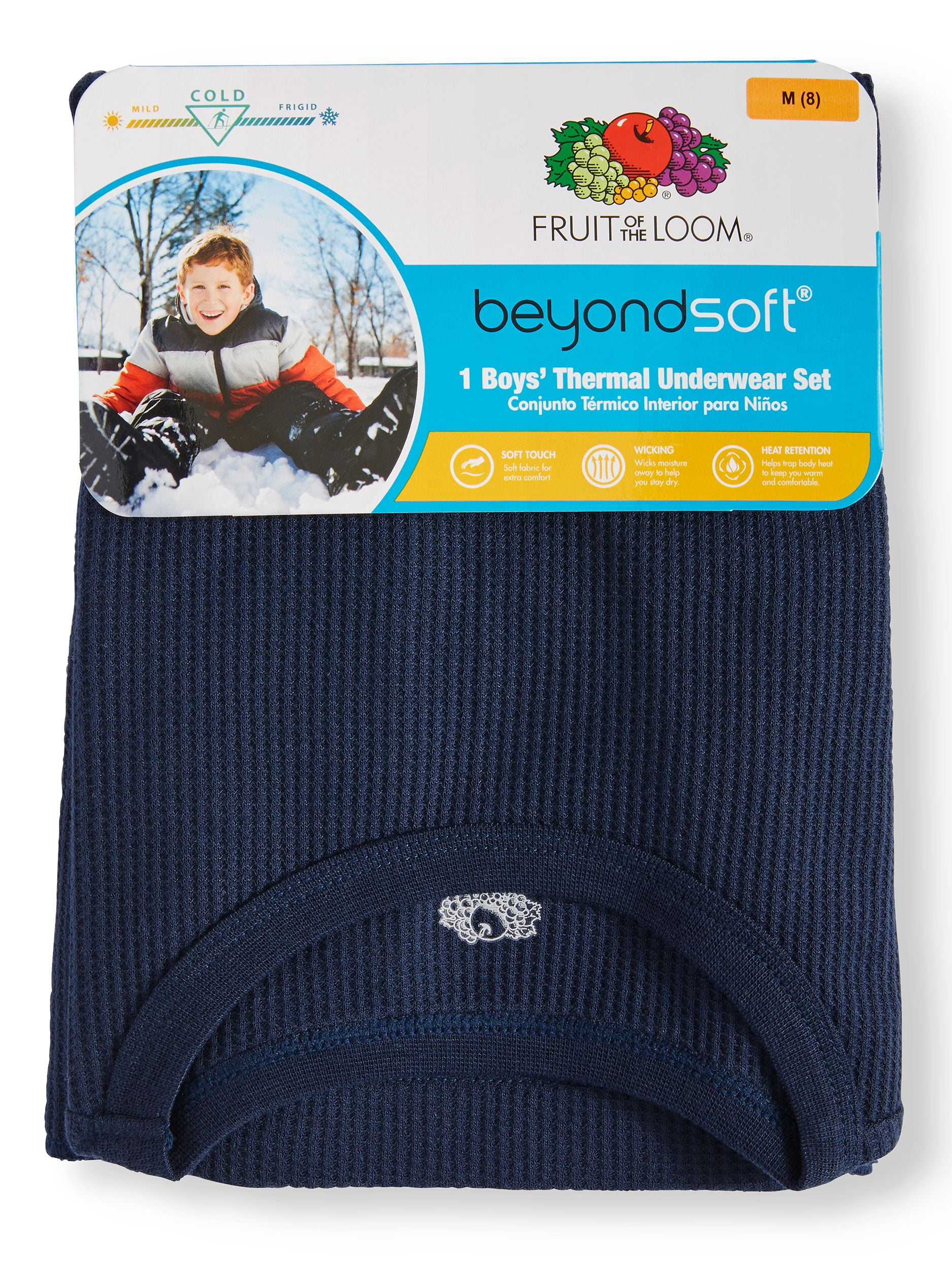 Fruit of the Loom Boys Soft Waffle Thermal Underwear Set (Little Boy & Big Boy)