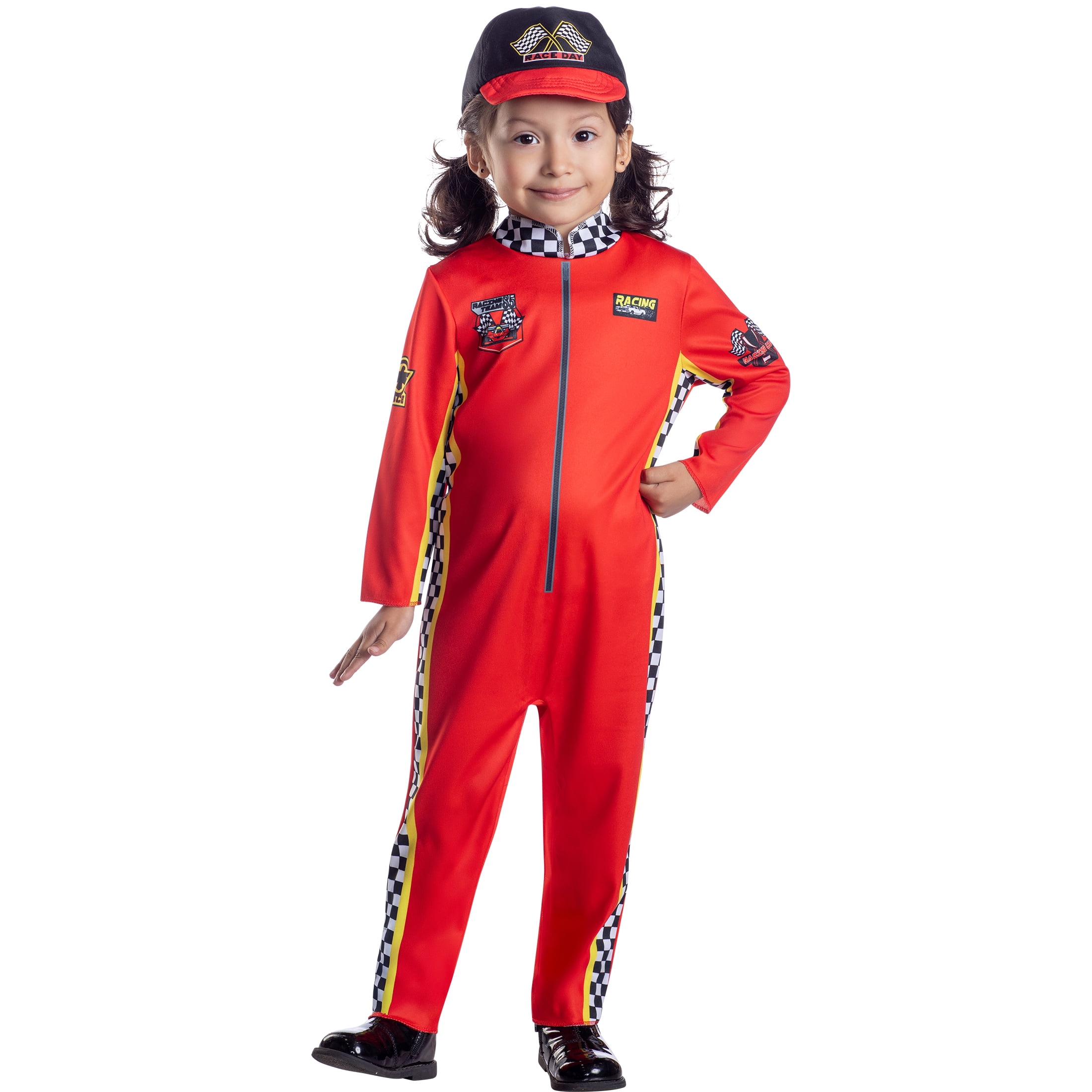 Racecar Driver Halloween Costume for Toddler, Size 3-4T, by Way to Celebrate