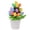 B, variant on BINGLI Artificial Flowers for Spring Summer Indoor Decoration, Easter Egg Potted Tabletop Decoration Festival Resurrected Egg Spotted Egg Flowerpot Garden Decoration