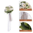 thumbnail image 2 of Western Wedding Simulation Silk Cloth Flower Holding Bouquet Bride Bouquet Home Supplies, 2 of 4