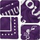 thumbnail image 5 of LHSHID Birthday Gifts for Women/Men/Her/Him Friendship Blanket Purple Happy Birthday Decorations Women/Men Throw Blanket Bday Gifts for Women Unique Best Birthday Gift Ideas 30"x40", 5 of 5