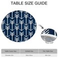 thumbnail image 6 of Colorful Floral Elastic Edge Boho Table Cover - Stretch Fit for Round Tables 52-56 Inches - Perfect Dining Tablecloth, 6 of 7