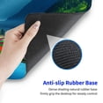 thumbnail image 5 of nygtbtfer Mountain Sky Water Mouse Pads , Eco Friendly Cloth with Neoprene Rubber Mouse Pad Desktop Mousepad Laptop Mousepads Comfortable Comput 31.5x11.8 in, 5 of 6