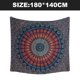 thumbnail image 2 of Mandala colgante de pared, tapiz floral dorado para cama, tela colgante impresa, 2 of 5