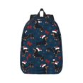 thumbnail image 2 of Rocae Christmas Dachshund for Durable Canvas Backpack Leisure Large Bag Travel Rucksack Multi-function Backpack Small, 2 of 8
