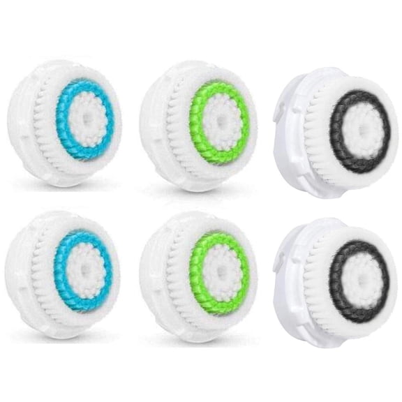 Glthekty Facial Cleansing Brush Head Replacement, Waterproof Soft Filament, Deep Pore Cleaning for Sensitive Skin, 1 Count