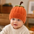 thumbnail image 6 of IAJDKMEK Baby Pumpkin Hat Halloween Costume Hat Baby Unisex Halloween Fancy-Dress Costumes for Infant, Infant One Size, 6 of 7