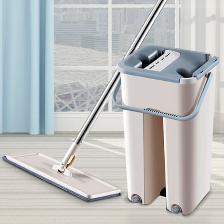 microfiber flat mop system