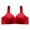 Red, variant on Viikei Women Bras Plus Size Womens Bras Clearance Bras for Women 3-Pack Top Bra Wire Free Underwears Base Vest Style Sports Lingerie