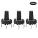 thumbnail image 3 of 100 piezas interruptor de botón táctil momentáneo accesorio industrial respuesta rápida DIP 6 x 6 x 10 mm, 3 of 14