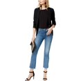 thumbnail image 2 of 7 For All ManKind Womens Edie Cropped Jeans, Azul, 27 7 For All ManKind recortado, 2 of 2