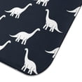 thumbnail image 5 of Dark Blue Dinosaurs Silhouette Pattern Dish Drying Mat for Kitchen 1 Pack, Ultra Absorbent Microfiber Dishes Drainer Mats,16"x18", 5 of 6