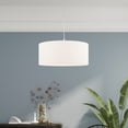 thumbnail image 2 of Livex Lighting Meridian 18" 1-Light Metal Pendant Chandelier in Brushed Nickel, 2 of 12