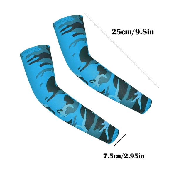 Anti-Slip Cuffs Kids Sleeve Protectors Children's Sleeve Elastic Sunscreen Arm Sleeve Suitable For Children Outdoor Sports Arm Sleeve Bright Colors 1 Pair Ice Sleeves For Children