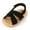 Black, variant on Baby Girls Summer Casual Open Toe Sandals Toddler Anti Slip Flats Prewalkers