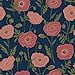 thumbnail image 3 of Jen Hewitt Papier Peint Autocollant Poppy Field Rose Marine, Bleu, 3 of 4