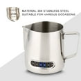 thumbnail image 2 of Jarra de Café de Acero Inoxidable Ticfox Pitcher de Leche con Termómetro 600ml Azul, 2 of 8