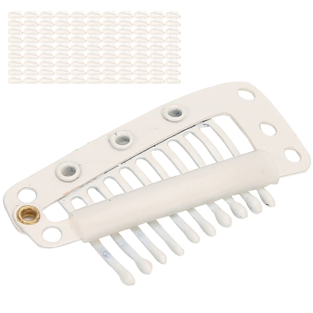 Clip, Metal Clip Comb-shaped Comfortable With Safe Design For DIY Black,Coffee,Beige