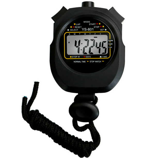 Stopwatch Timer Large Display with Date for Alarm Waterproof Timer -