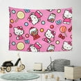 thumbnail image 5 of Hello Kitty Tapestry, Wall Hanging Tapestry, Wall Art Tapestries Poster, Home Decor For Bedroom Living Room Dorm, 60"X40", 5 of 8
