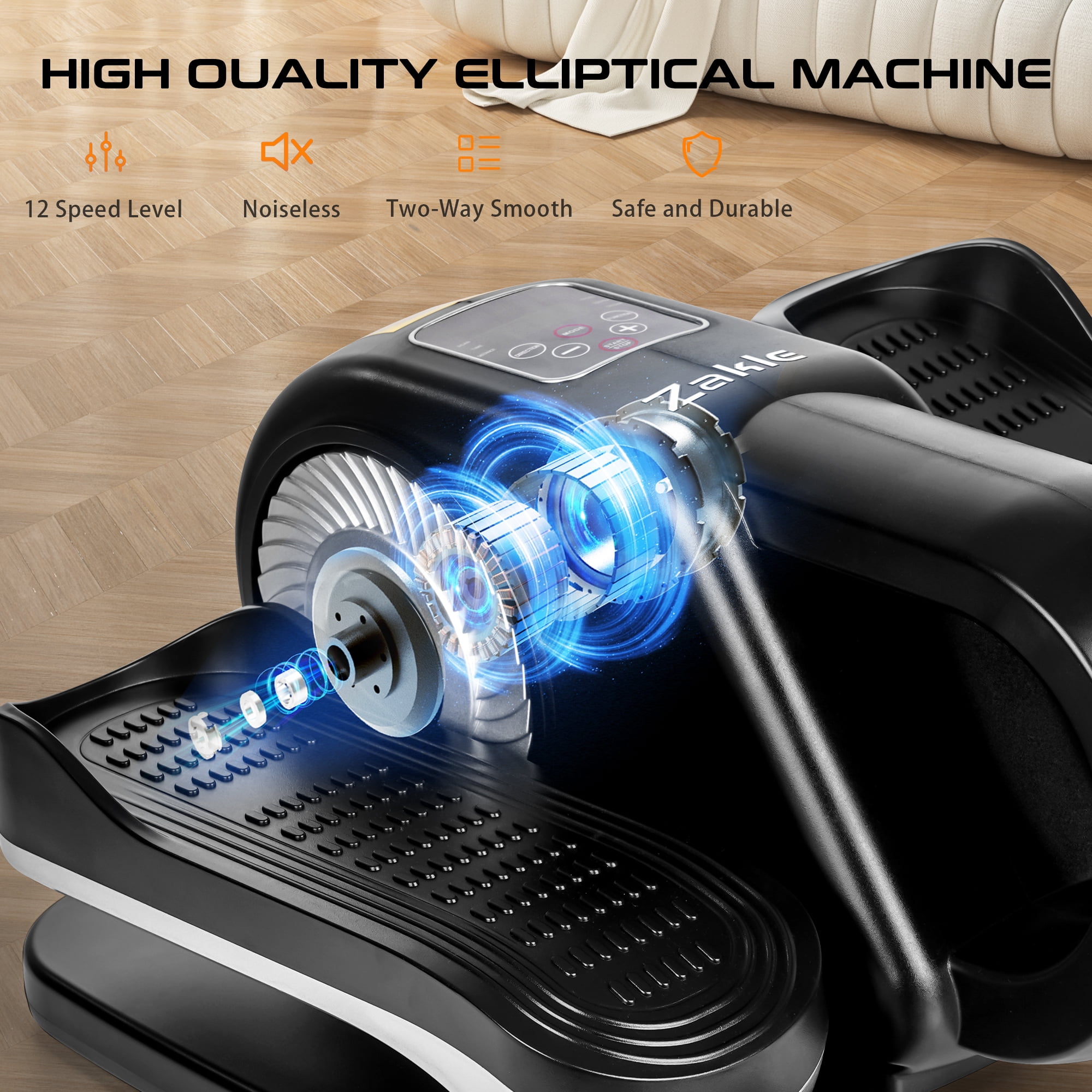 Zakle Under Desk Elliptical Machine, Electric Seated Saudi Arabia
