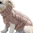 thumbnail image 2 of EIMELI Pet Dog Clothes Cute Soft Sweater Pure Color Pet Winter Autumn Clothes, 2 of 2