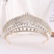 thumbnail image 2 of Nvzi Tiara de boda para novia, diadema de princesa, corona de novia, joyería para el cabello con diamantes de imitación de cristal,graduación, boda, fiesta de disfraces (blanco), 2 of 4