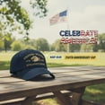 thumbnail image 6 of U.S.A. 250th Anniversary Commemorative Hat, Embroidered Adjustable 250 Anniversary USA Hat, Patriotic Bald Eagle Baseball Cap, 6 of 6