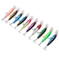 thumbnail image 4 of Señuelos de pesca artificiales, kit de cebo de pesca de 10 piezas Kit de cebo de pesca con señuelo de pez falso Tecnología avanzada Jadeshay A, 4 of 8