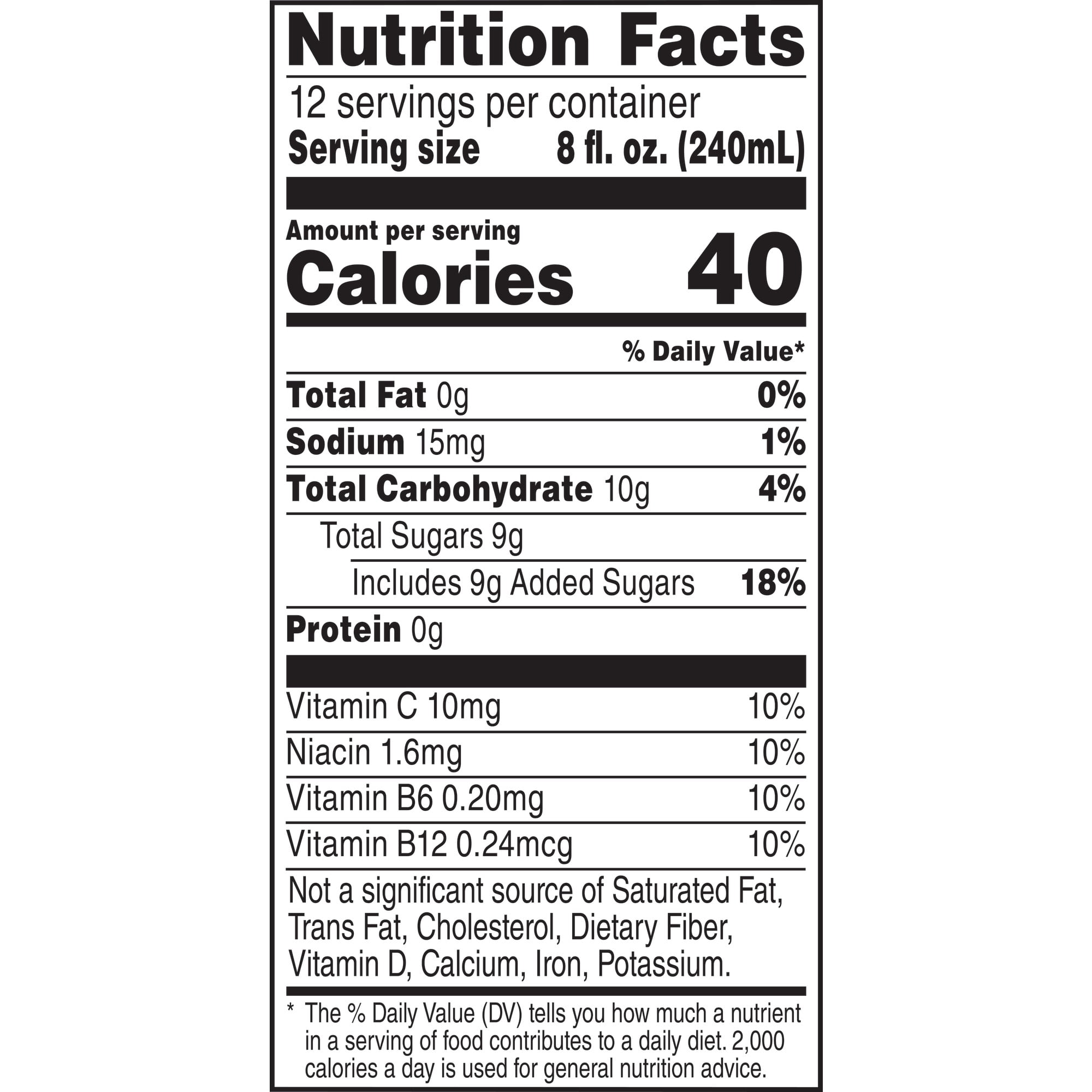 (6 pack) V8 Splash Tropical Blend Flavored Beverage, 96 fl oz Bottle (6 Pack)