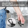 thumbnail image 6 of HX-CQHY Retractable Badge Reel Durable Heavy Duty, 31.5" Black, 6 of 7
