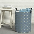 thumbnail image 5 of Lattice Pattern No.905 Laundry Basket, Laundry Hamper Waterproof Laundry Bag Clothes Hamper Laundry Bin with Handles for Bedroom, Living Room, Kids Room-#, 5 of 5