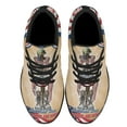 thumbnail image 2 of Memorial Day Remember and Honor Veteran Shoes Sneakers Black Size 8, 2 of 7