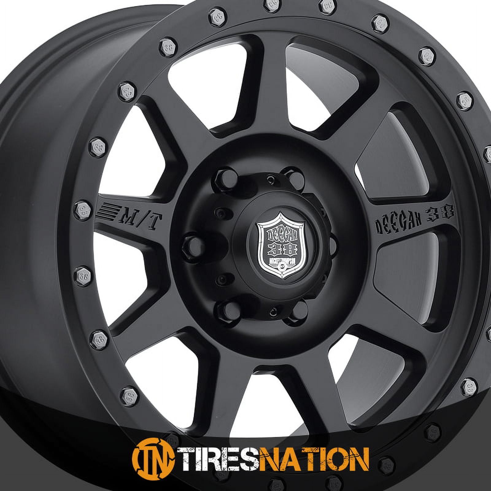 Mickey Thompson Tires Deegan 38 PRO 4 Black Wheel with Matte Black