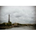 thumbnail image 2 of Berzel, Erin 24x17 White Modern Wood Framed Museum Art Print Titled - La Seine and La Tour Eiffel, 2 of 4