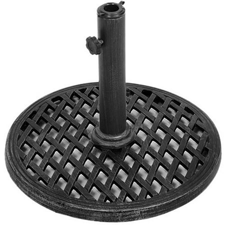 Black Cast Iron Round Umbrella Base