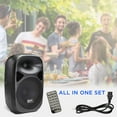 thumbnail image 2 of LyxPro 15" Inch PA Speaker Powered Active System with Equalizer, Bluetooth, Many Input Options - Black, 2 of 7