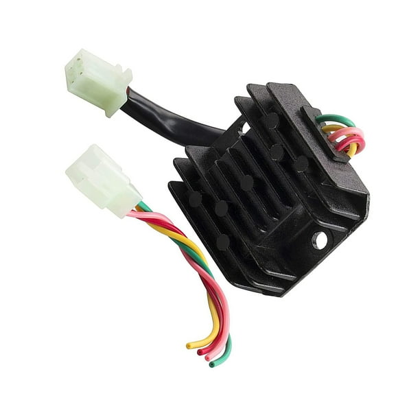 Scienceny Regulador de voltaje de 12 V/4 pines, conmutador estabilizador de motocicleta con 4 cables, ATV, Buggy, motocicleta, accesorios de Accesorios para motos