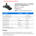 thumbnail image 2 of Turbocharger Boost Sensor - Compatible with 2013 - 2020 Buick Encore 2014 2015 2016 2017 2018 2019, 2 of 2