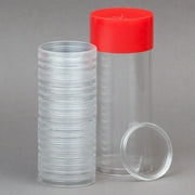 1 Airtite Coin Holder Storage Container & 20 Direct Fit T-30 Air-Tite Coin Holder Capsules for Half Dollars