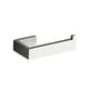 thumbnail image 1 of Inteprter Portarrollos de papel de acero inoxidable plateado, soporte de papel higiénico perforado multifuncional, soporte de pared para toallas para Juegos de accesorios de baño Inteprter HA017052-00, 1 of 1