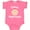 Hot Pink, variant on Inktastic Future Nephrologist Occupation Boys or Girls Baby Bodysuit