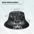 thumbnail image 3 of Xecao Majestic Forest Stag Print Men and Women Night Reflective Hat Runner Cap Visor Bucket Hat Boonie Cap, 3 of 6