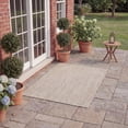 thumbnail image 4 of Safavieh Courtyard Mitre Geometric Indoor/Outdoor Area Rug, Beige, 2' x 3'7", 4 of 15