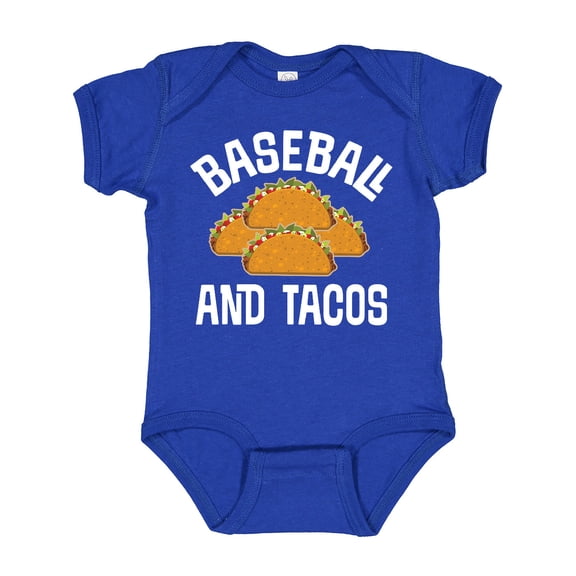 Inktastic Baseball And Tacos Boys or Girls Baby Bodysuit
