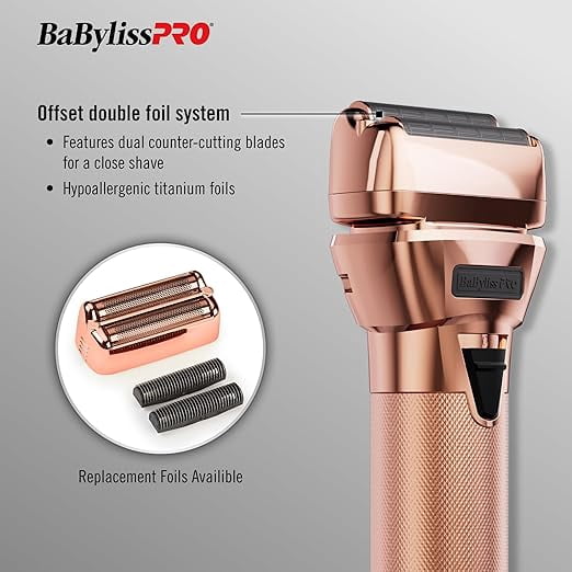BaBylissPRO® FXONE™ ROSEFX® Double-Foil Shaver