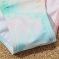 thumbnail image 6 of Girls Swimsuit 2 Piece Size 140 For 6 Years-7 Years 4 Piece Tie Dye Prints Bikini Briefs Bikini Beach Swimwear Set Kids Bathing Suits For Girls, 6 of 6