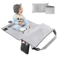 thumbnail image 1 of Cama extensible Wsoaam Kids de viaje para niños pequeños, color gris mar, 1 of 7